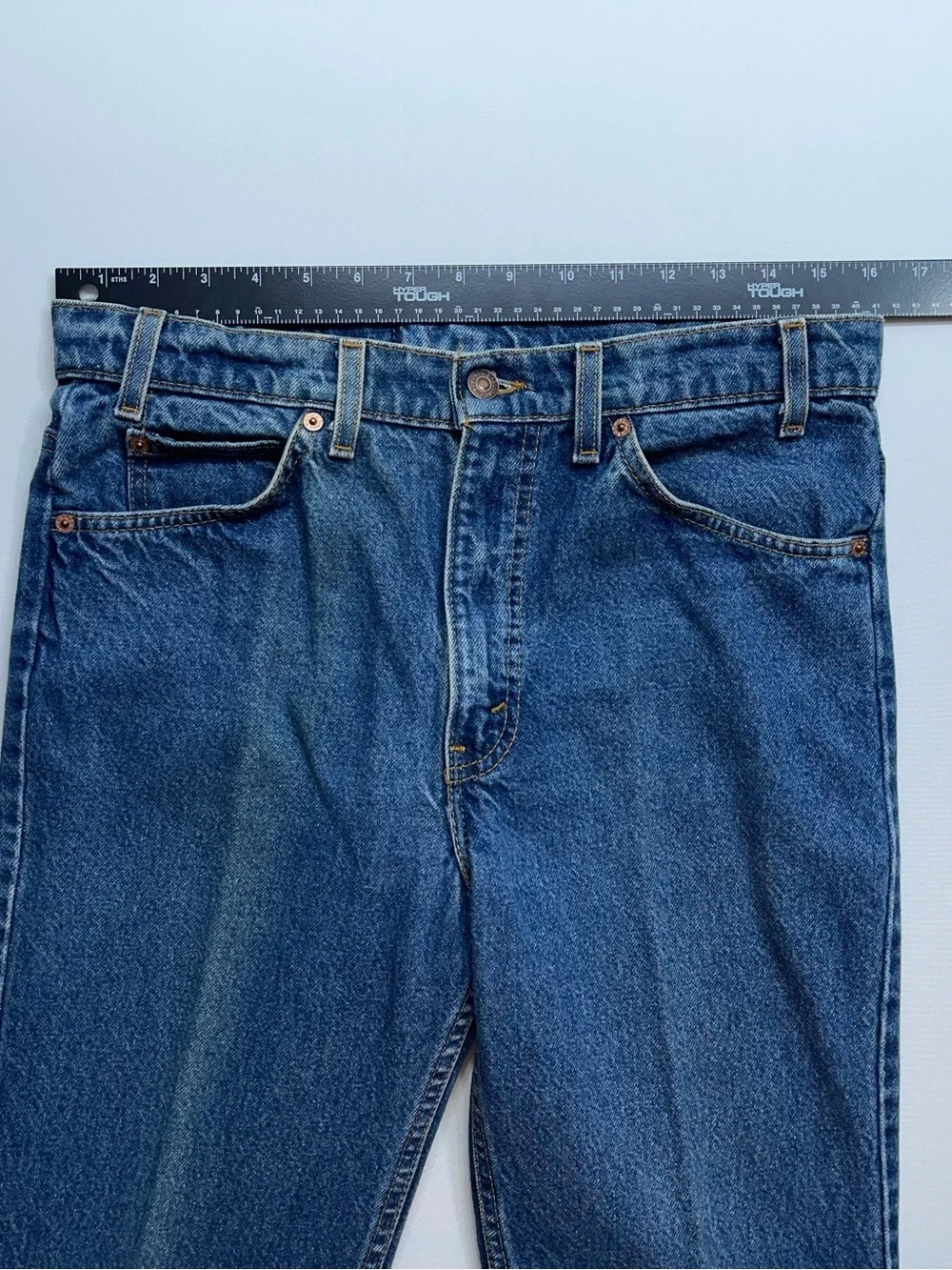 Vintage Levi’s Orange Tab Jeans Mens Size 33x34 517 Bootcut 90s Made in USA